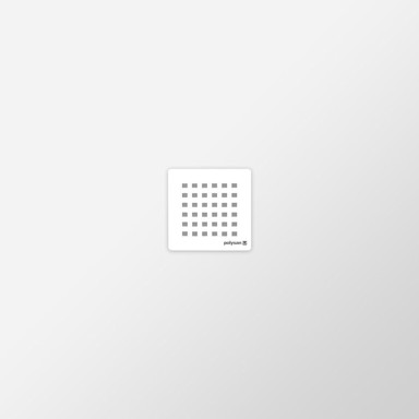 POLYSAN Tuš kada FLEXIA, lijevani mramor, kvadratna, 90x90 cm, bijela