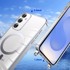 Stražnja maskica za Samsung Galaxy S25, MagSafe, srebrna + traka za vezanje