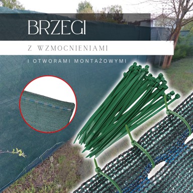 Mreža za sjenilo 140 gsm 1.5 x 25 m, 100 vezica, zelena