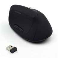 EWENT Miš Wireless Ergonomic Vertical 1600 dpi USB, crni