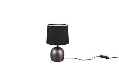 Stolna lampa Reality Malu, E14, nikl