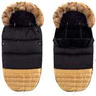 SPRINGOS Zimska vreća za kolica, crno-zlatna