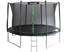 LEAN SPORT Trampolin, 14 FT, crni