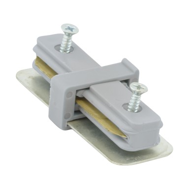 Spojnica ravna za 1-faznu tračnicu, siva