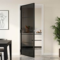 Unutarnja vrata 83 x 201,5 cm kaljeno staklo i aluminij