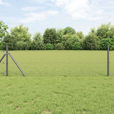 Heksagonalna ograda, 0. 4x50 m čelik, siva