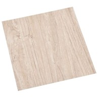 Samoljepljive PVC pločice za pod 30,5 x 30,5 cm, svijetlosmeđe-bijele, 20 kom