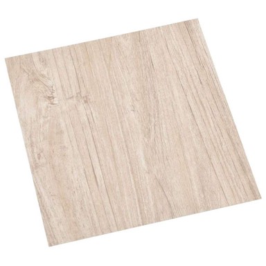 Samoljepljive PVC pločice za pod 30,5 x 30,5 cm, svijetlosmeđe-bijele, 20 kom