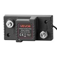 VEVOR Komplet izolatora baterije, 12V, 80A, 85 x 43 x 37 mm, crni
