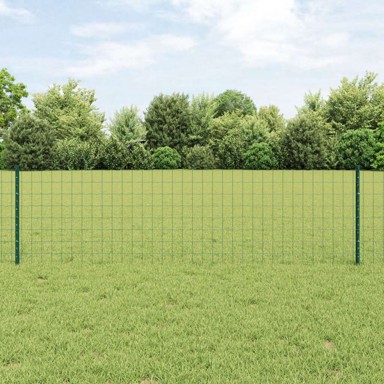 Euro ograda sa 11 U stupova 0,6x25 m čelik, zelena