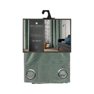 ATMOSPHERA Gotove zavjese DEKOR LILOU ZELENA 140x260 cm