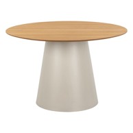 ACTONA Okrugao blagovaonski stol s pločom stola u dekoru hrasta ø 120 cm Soli 