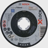 BOSCH Rezna ploča X-Lock Expert For Metal, ravna, 115 mm (115 × 2.5 × 22.23 mm)