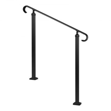 VEVOR Podesivi rukohvat za stepenice 2-3 koraka, 100 x 94.5 x 97.4 cm, crna