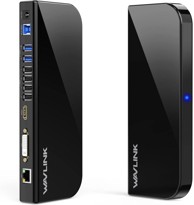 WAVLINK Priključna stanica univerzalna, USB 3.0/C, dvojni HDMI, gigabitni Ethernet, audio, 6 USB