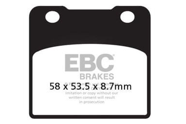 EBC Ojačane kočione pločice FA103HH, set za 1 disk