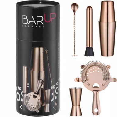 HENDI set za barmene u tubi Bar Up, bakreni, 596623