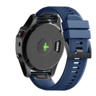 B-STRAP Silicone Acton remen za Garmin Fenix 5x / 5x Plus / 6x / 6x Pro / 7x / 8 51mm, dark blue