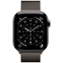 APPLE Watch Series 11 5G, 42mm, crna, siva Milanaise narukvica, S/M