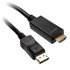 INLINE DisplayPort na HDMI konverter kabel, 4K/60Hz, crni, 3 m 17183I