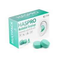 HASPRO Silikonski čepići za uši Mold6 mint, 12 kom