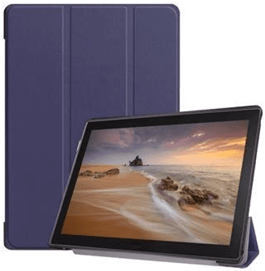 ONASI Maska za Samsung Galaxy Tab A8 X200 / X205 10,4 (2021), preklopna, tamno plava