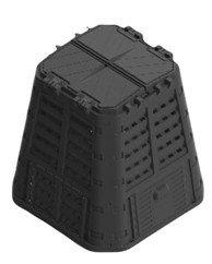 ROJAPLAST Komposter, 480 l, crni