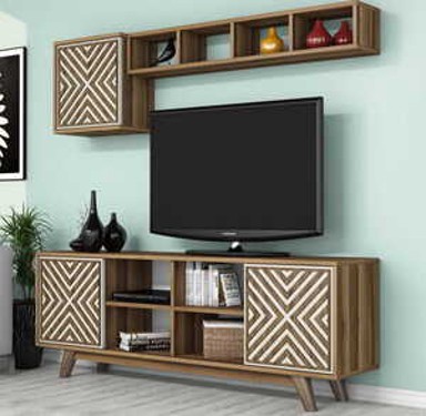 TV jedinica, İnci - Walnut, krem