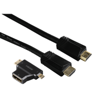 HAMA HDMI kabel, 1,5 m, crni