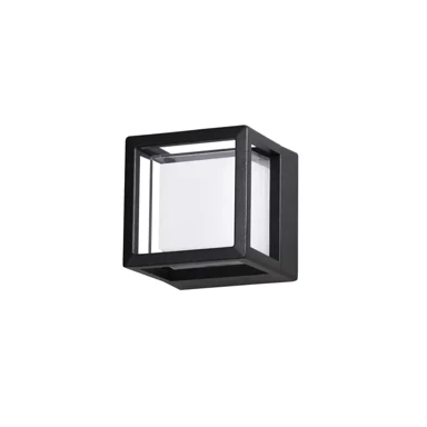 Vanjska zidna svjetiljka Agosto, LED, 6W, 3000 K, 420 lm, IP54, NL9207616, crna
