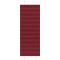 Plisirana zavjesa, 75 x 200 cm, širina tkanine 74,4 cm, poliester, bordo crvena