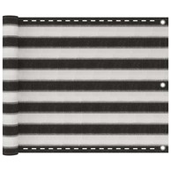 Balkonska zaštita 75x400 cm HDPE, antracit i bijela