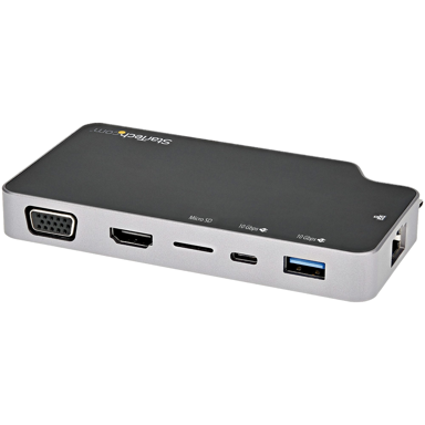 STARTECH Docking stanica CDP2HVGUASPD USB 3.2 Gen 2 Type-C, siva