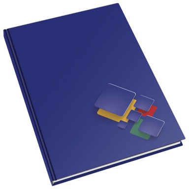 EDUCA Bilježnica, tvrdi uvez, crte, A4, 192 lista, 60 g/m², jednobojna