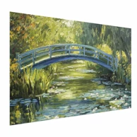 Plakat Impresionistički most, slika mosta na slikovitoj pozadini, 90x60 cm, bez okvira