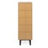 WOODMAN Komoda s detaljima od hrastovog drveta Camden Herringbone, 40x123 cm