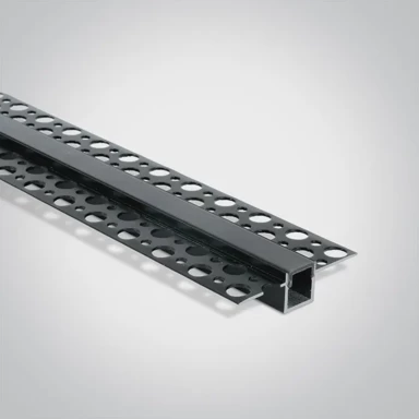 ONE LIGHT Alu profil ugradbeni trimless 2m crni + difuzor crni dm7901tr/b