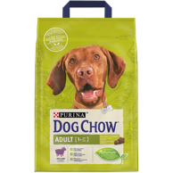 DOG CHOW Adult Janjetina, potpuna hrana za kućne ljubimce, za odrasle pse, 2,5 kg
