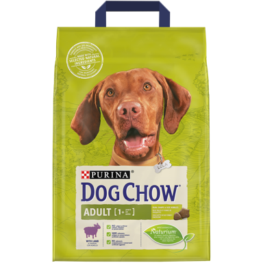DOG CHOW Adult Janjetina, potpuna hrana za kućne ljubimce, za odrasle pse, 2,5 kg