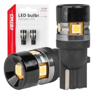 AMIO LED žarulja T10 W5W, Canbus, 5xSMD 3030, 12V/24V, bijela