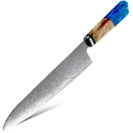 Damaskasti kuhinjski nož Ku-20028 Chef 36 cm Kp20028, plavi