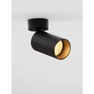 ZELOS Stropni reflektor GU10, 1 x 10 W, crni