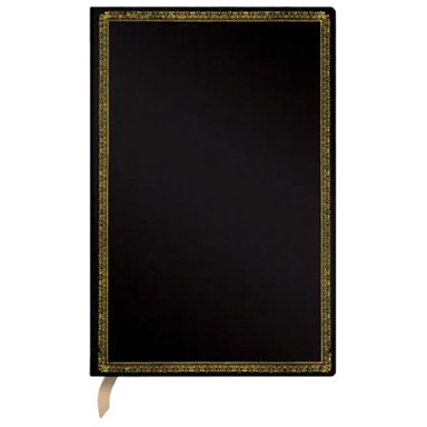 PAPERBLANKS Notes mini, 9 × 14 cm, crte, 88 listova, s gumicom, Black Edition (PBD6330)