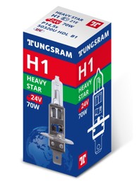 TUNGSRAM (GE) Žarulja Heavy Star H1, 24V, dulji radni vijek i veća pouzdanost
