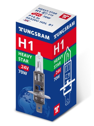 TUNGSRAM (GE) Žarulja Heavy Star H1, 24V, dulji radni vijek i veća pouzdanost