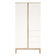 FAKTUM Loop ormar s 2 vrata, bijela-hrast