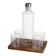 CASA SELECCIÓN Komplet vrča i čaša 1 L, prirodna boja