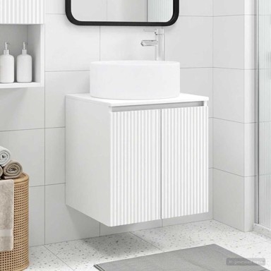 Umivaonik s policom za zid, 49,5 x 44,5 x 65,5 cm, bijeli