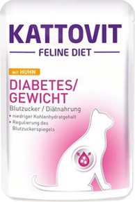 KATTOVIT Hrana za mačke Diabetes, 85 g, piletina
