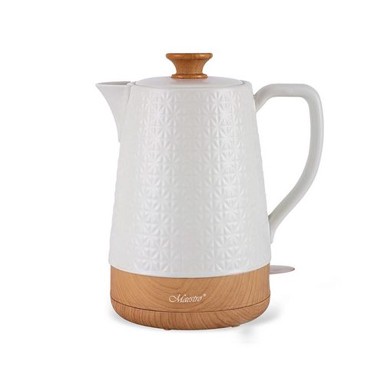 MAESTRO Električno kuhalo za vodu MR-076, 1,8 l, 1800 W, bijelo-drveno